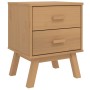 Mesita de noche OLDEN madera maciza de pino marrón by , Nightstands - Ref: Foro24-358582, Price: 67,30 €, Discount: %
