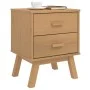 Mesita de noche OLDEN madera maciza de pino marrón de , Mesitas de noche - Ref: Foro24-358582, Precio: 67,34 €, Descuento: %