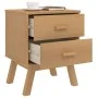 Mesita de noche OLDEN madera maciza de pino marrón de , Mesitas de noche - Ref: Foro24-358582, Precio: 67,34 €, Descuento: %