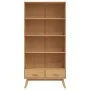 4-stufiges Regal OLDEN aus massivem Pinienholz in Braun. von , Bücherregale und Regale - Ref: Foro24-358612, Preis: 213,34 €,...
