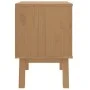 Mesita de noche OLDEN madera maciza de pino marrón de , Mesitas de noche - Ref: Foro24-358582, Precio: 67,34 €, Descuento: %