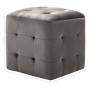Mesitas de noche 2 unidades terciopelo gris 30x30x30 cm de vidaXL, Mesitas de noche - Ref: Foro24-249017, Precio: 82,15 €, De...