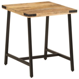 Beistelltisch aus massivem Mangoholz und Eisen 45x45x50 cm von , Seitentische - Ref: Foro24-372734, Preis: 54,18 €, Rabatt: %