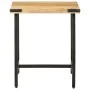 Mesa auxiliar de madera maciza de mango y hierro 45x45x50 cm by , Side tables - Ref: Foro24-372734, Price: 53,36 €, Discount: %