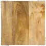 Mesa auxiliar de madera maciza de mango y hierro 45x45x50 cm by , Side tables - Ref: Foro24-372734, Price: 53,36 €, Discount: %
