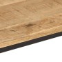 Mesa consola madera maciza mango rugosa y hierro 90x30x75 cm by , Side tables - Ref: Foro24-372729, Price: 95,58 €, Discount: %