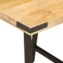 Mesa auxiliar de madera maciza de mango y hierro 45x45x50 cm by , Side tables - Ref: Foro24-372734, Price: 53,36 €, Discount: %
