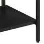 Mesa consola madera maciza mango rugosa y hierro 90x30x75 cm by , Side tables - Ref: Foro24-372729, Price: 95,58 €, Discount: %