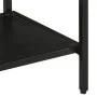 Mesa consola madera maciza mango rugosa y hierro 90x30x75 cm by , Side tables - Ref: Foro24-372729, Price: 86,49 €, Discount: %