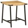 Mesa auxiliar de madera maciza de mango y hierro 45x45x50 cm by , Side tables - Ref: Foro24-372734, Price: 53,36 €, Discount: %