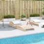 Massive Liegestuhl aus Kiefernholz 205x60x31,5 cm von , Liegen - Ref: Foro24-832572, Preis: 81,09 €, Rabatt: %