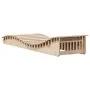 Massive Liegestuhl aus Kiefernholz 205x60x31,5 cm von , Liegen - Ref: Foro24-832572, Preis: 81,09 €, Rabatt: %