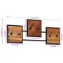 Perchero de pared madera maciza de acacia y hierro 90x1x35 cm by , Hat and coat racks - Ref: Foro24-372743, Price: 58,44 €, D...