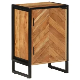 Mueble de baño madera maciza de acacia y hierro 40x30x60 cm de , Muebles de baño - Ref: Foro24-372748, Precio: 73,10 €, Descu...