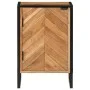 Mueble de baño madera maciza de acacia y hierro 40x30x60 cm by , Bathroom furniture - Ref: Foro24-372748, Price: 73,00 €, Dis...