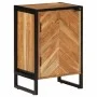 Mueble de baño madera maciza de acacia y hierro 40x30x60 cm by , Bathroom furniture - Ref: Foro24-372748, Price: 73,00 €, Dis...