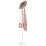 Perchero de hierro con recubrimiento en polvo blanco 177 cm by , Hat and coat racks - Ref: Foro24-377086, Price: 45,30 €, Dis...
