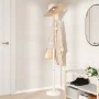 Perchero de hierro con recubrimiento en polvo blanco 177 cm by , Hat and coat racks - Ref: Foro24-377086, Price: 44,66 €, Dis...