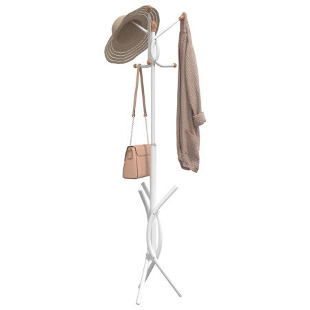 Eisenkleiderständer mit weißem Pulverbeschichtung, 176 cm von , Hut- und Garderobenständer - Ref: Foro24-377084, Preis: 34,87...