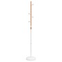 Perchero de hierro con recubrimiento en polvo blanco 177 cm by , Hat and coat racks - Ref: Foro24-377086, Price: 45,30 €, Dis...