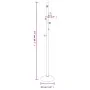 Perchero de hierro con recubrimiento en polvo blanco 177 cm by , Hat and coat racks - Ref: Foro24-377086, Price: 44,66 €, Dis...