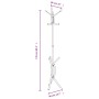 Perchero de hierro con recubrimiento en polvo blanco 176 cm by , Hat and coat racks - Ref: Foro24-377084, Price: 34,87 €, Dis...