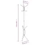 Perchero de hierro con recubrimiento en polvo blanco 176 cm by , Hat and coat racks - Ref: Foro24-377084, Price: 32,26 €, Dis...