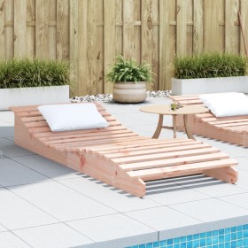 Tumbona de madera maciza Douglas 205x80x31,5 cm by , Loungers - Ref: Foro24-832587, Price: 91,49 €, Discount: %