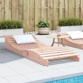 Tumbona de madera maciza Douglas 205x80x31,5 cm by , Loungers - Ref: Foro24-832587, Price: 90,64 €, Discount: %