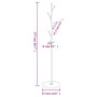 Perchero de hierro con recubrimiento en polvo negro 177 cm by , Hat and coat racks - Ref: Foro24-377092, Price: 57,72 €, Disc...
