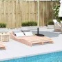 Tumbona de madera maciza Douglas 205x110x31,5 cm by , Loungers - Ref: Foro24-832591, Price: 155,52 €, Discount: %