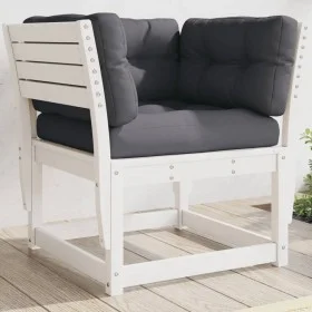 Sofá de jardín reposabrazos cojines madera maciza pino blanco by , Outdoor sofas - Ref: Foro24-844695, Price: 108,77 €, Disco...