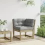 Sofá esquinero jardín y cojines madera impregnada 73x73x78 cm by , Outdoor sofas - Ref: Foro24-844688, Price: 101,83 €, Disco...