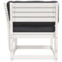 Gartensofa mit Armlehnen, Kissen aus massivem weißem Kiefernholz. von , Outdoor-Sofas - Ref: Foro24-844695, Preis: 109,77 €, ...
