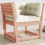 Sofá de jardín con reposabrazos cojines madera maciza Douglas by , Outdoor sofas - Ref: Foro24-844697, Price: 96,15 €, Discou...