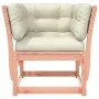 Sofá de jardín con reposabrazos cojines madera maciza Douglas by , Outdoor sofas - Ref: Foro24-844697, Price: 96,15 €, Discou...