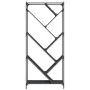 Regal aus Ingenieurholz und schwarzem Metall 79x30x180 cm von , Bücherregale und Regale - Ref: Foro24-845431, Preis: 96,57 €,...