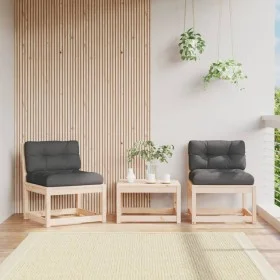 Sofás de jardín con cojines 2 uds madera maciza de pino by , Outdoor sofas - Ref: Foro24-844704, Price: 129,03 €, Discount: %
