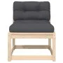 Sofás de jardín con cojines 2 uds madera maciza de pino by , Outdoor sofas - Ref: Foro24-844704, Price: 129,03 €, Discount: %