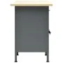Werkbank aus schwarzem Stahl, 160 x 60 x 85 cm von vidaXL, Arbeitstische - Ref: Foro24-145348, Preis: 488,88 €, Rabatt: %