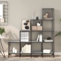 Regal aus Holz, Ingenieurwesen und Metall in Grau Sonoma 122x30x132 cm. von , Bücherregale und Regale - Ref: Foro24-845444, P...
