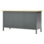 Black steel workbench 160x60x85 cm by vidaXL, Work tables - Ref: Foro24-145348, Price: 407,27 €, Discount: %