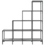 Regal aus Holz, Ingenieurwesen und Metall in Grau Sonoma 122x30x132 cm. von , Bücherregale und Regale - Ref: Foro24-845444, P...