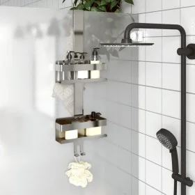 Estante colgante de ducha acero inoxidable cepillado 304 by , Shelves - Ref: Foro24-4004903, Price: 35,99 €, Discount: %