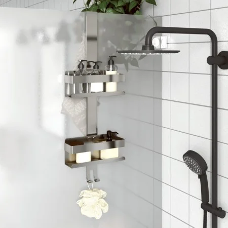 Estante colgante de ducha acero inoxidable cepillado 304 by , Shelves - Ref: Foro24-4004903, Price: 36,77 €, Discount: %