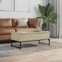 Mesa de centro madera ingeniería metal roble Sonoma 100x50x40cm by , Coffee table - Ref: Foro24-845377, Price: 74,71 €, Disco...