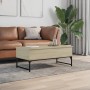 Mitteltisch aus Sonoma-Eiche mit Metallrahmen, 100x50x40cm. von , Couchtisch - Ref: Foro24-845377, Preis: 75,60 €, Rabatt: %