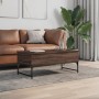 Mesa de centro madera ingeniería metal roble marrón 100x50x40cm by , Coffee table - Ref: Foro24-845380, Price: 79,58 €, Disco...