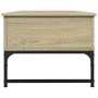 Mesa de centro madera ingeniería metal roble Sonoma 100x50x40cm by , Coffee table - Ref: Foro24-845377, Price: 74,71 €, Disco...