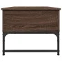 Mesa de centro madera ingeniería metal roble marrón 100x50x40cm by , Coffee table - Ref: Foro24-845380, Price: 78,64 €, Disco...